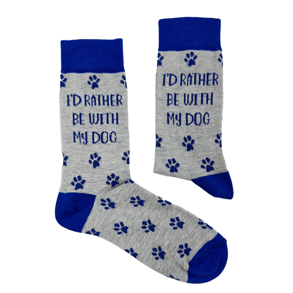Unisex Rather Be With My Dog Socks