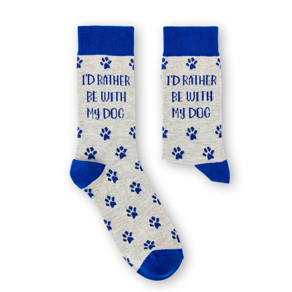 Unisex Rather Be With My Dog Socks