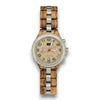 Wooden Watch With Dual Time Zone