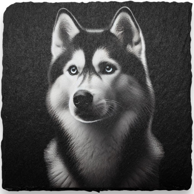Dog Themed Slate Coasters (H-L)