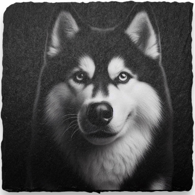 Dog Themed Slate Coasters (H-L)