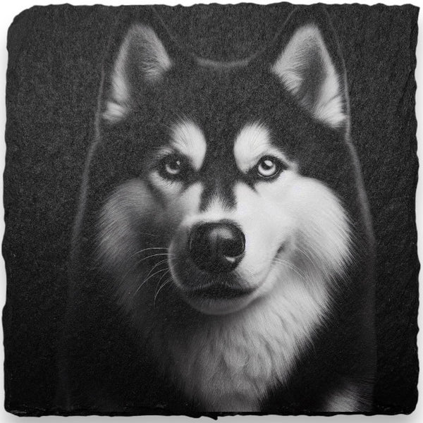 Dog Themed Slate Coasters (H-L)