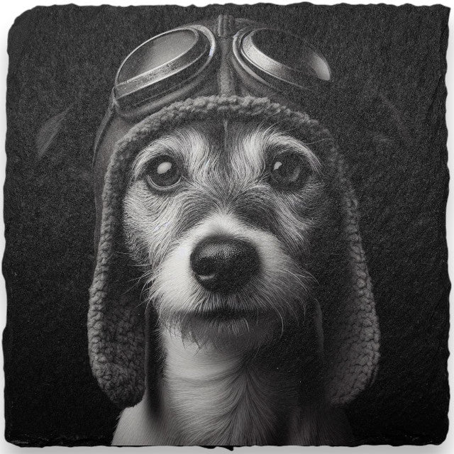 Dog Themed Slate Coasters (H-L)