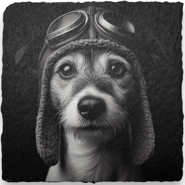 Dog Themed Slate Coasters (H-L)
