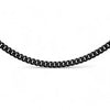 Steel Figaro Necklace with IP Plating