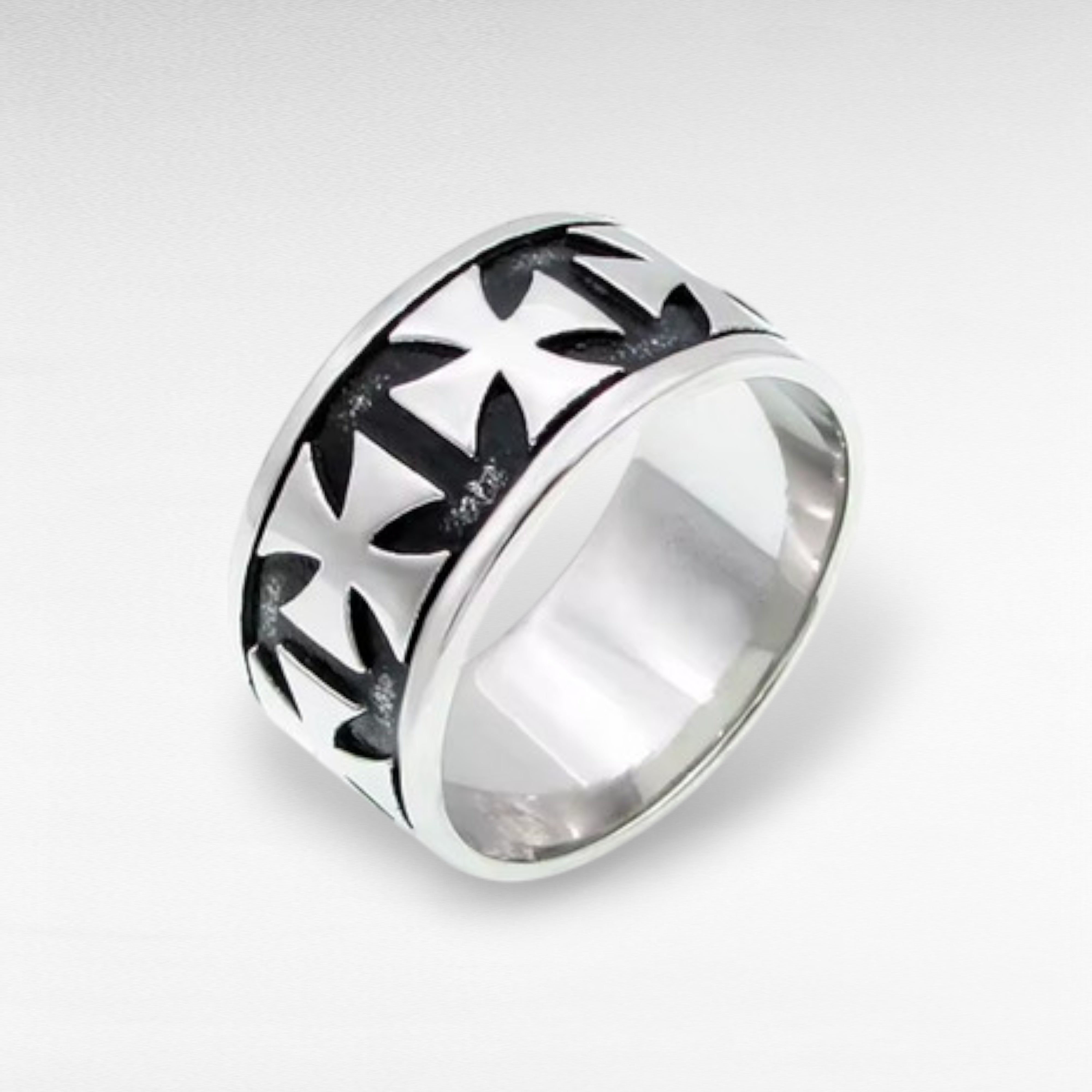The Knights Templar Cross Ring
