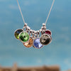 Sterling Silver Pendant Decorated with Fine Austrian Crystal