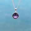 Sterling Silver Pendant Decorated with Fine Austrian Crystal