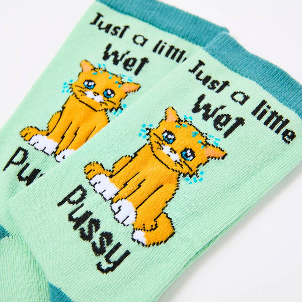 Ladies Just A Little Wet Pussy  Socks