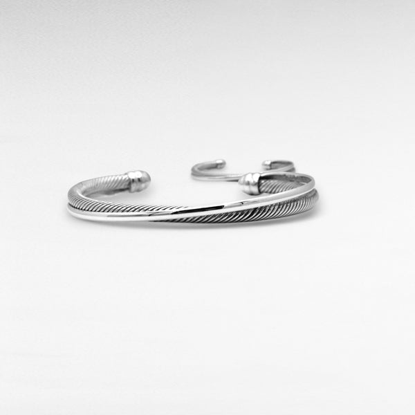 Men's Sterling Silver Torque