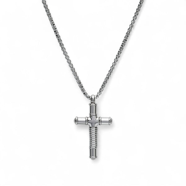 Stainless Steel Cross and Chain - AN125