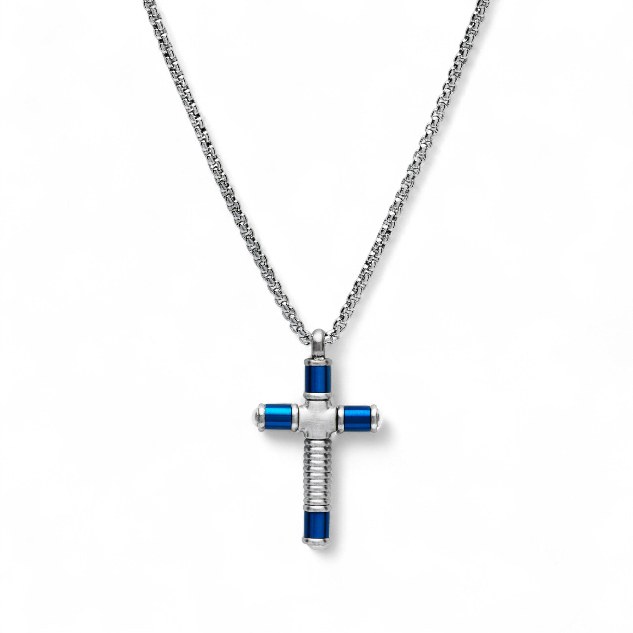 Stainless Steel Cross and Chain - AN127