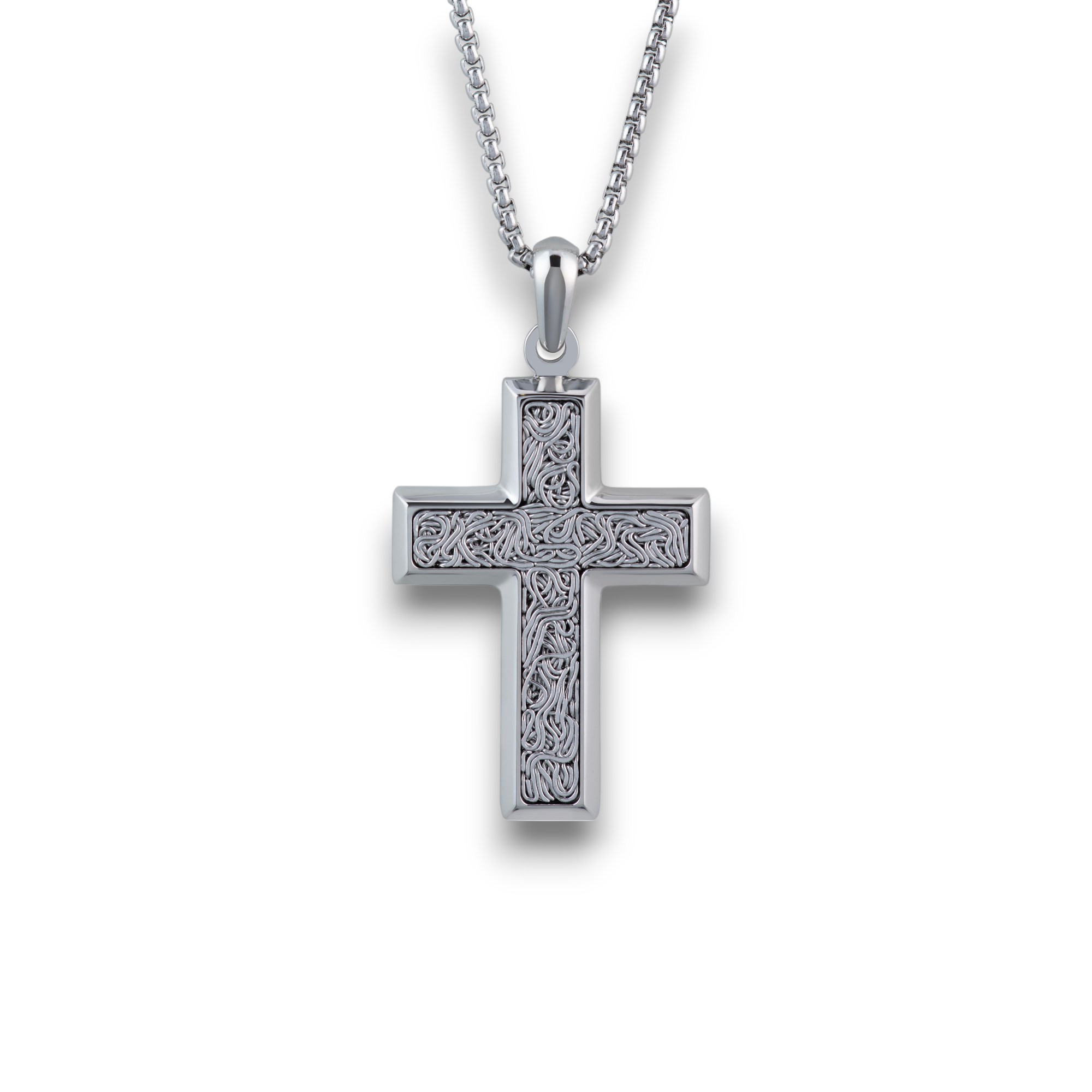 Stainless Steel Cross and Chain