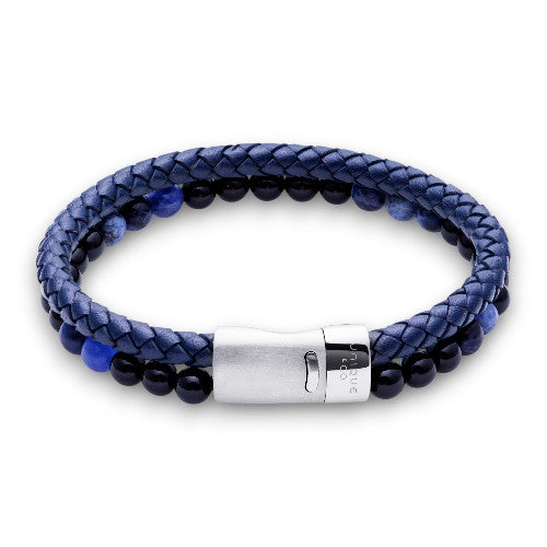 Leather & Bead Bracelet