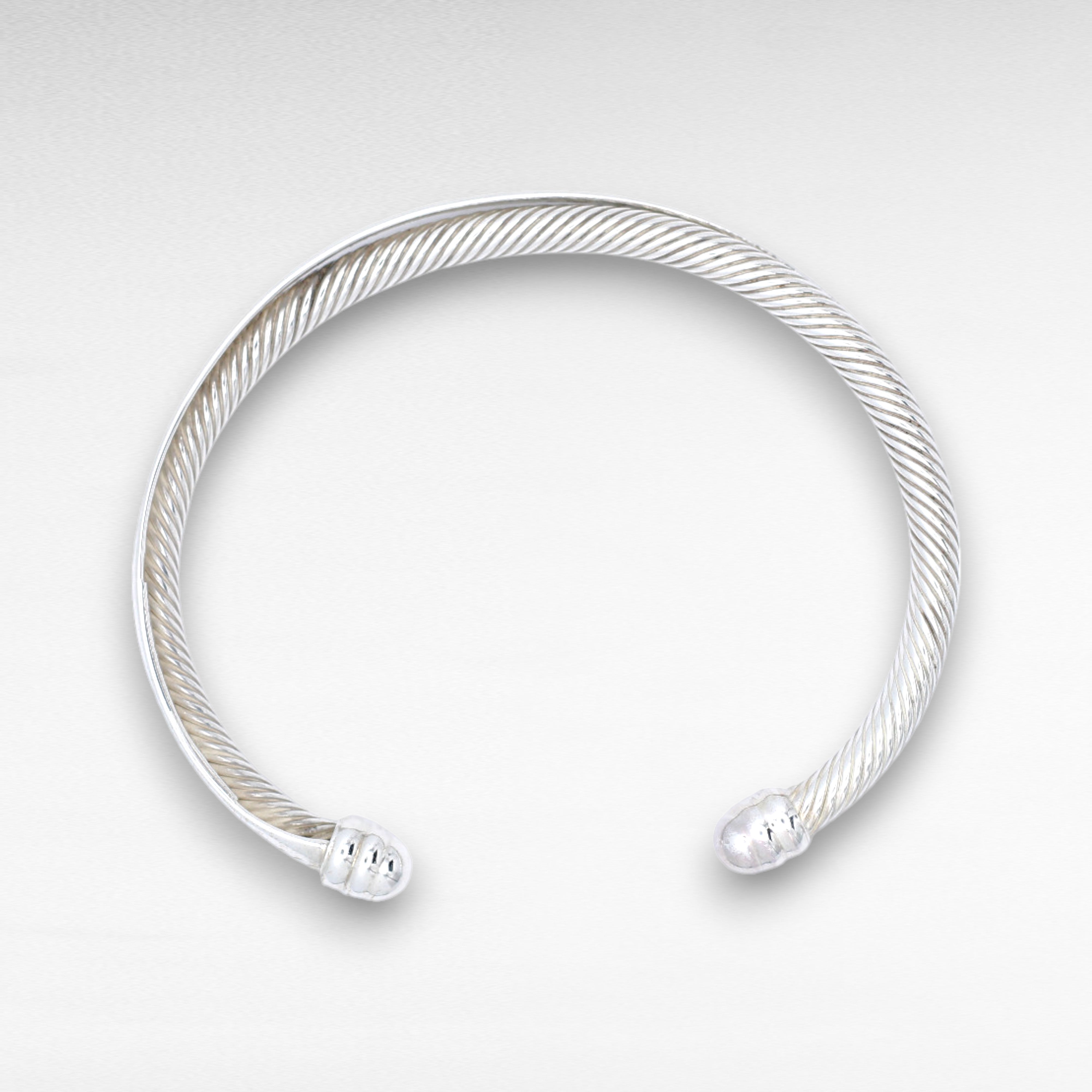 Men's Sterling Silver Torque