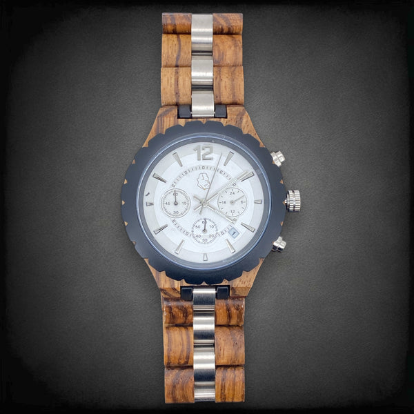Wooden Chronograph Watch