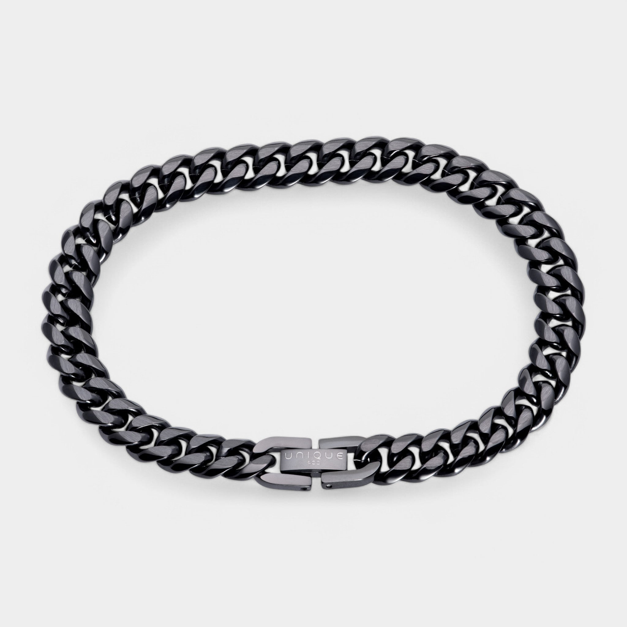 Curb Chain Bracelet - Black