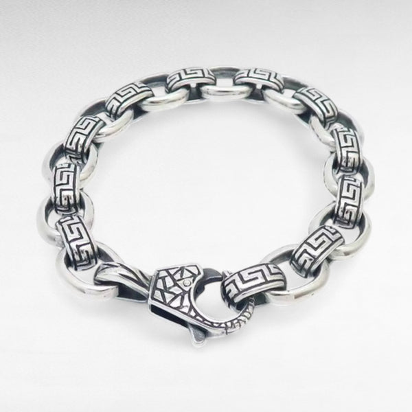 Stainless Steel Biker Chain Bracelet
