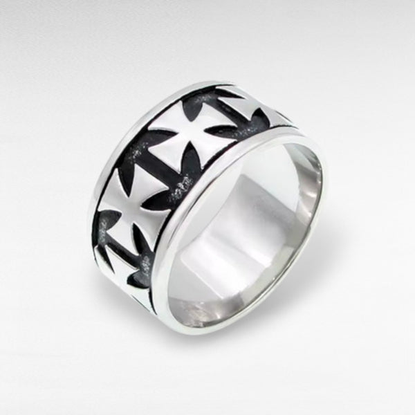 The Knights Templar Cross Ring