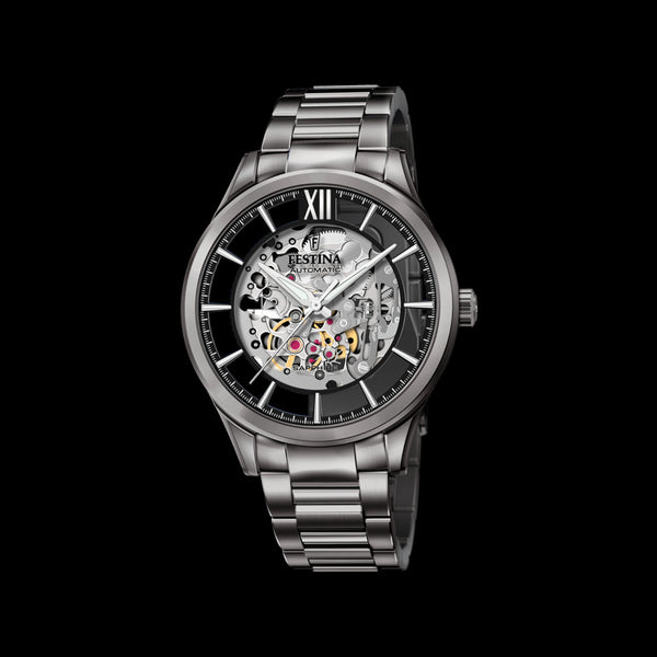 Festina Mens Automatic Skeleton Watch - F20632/1