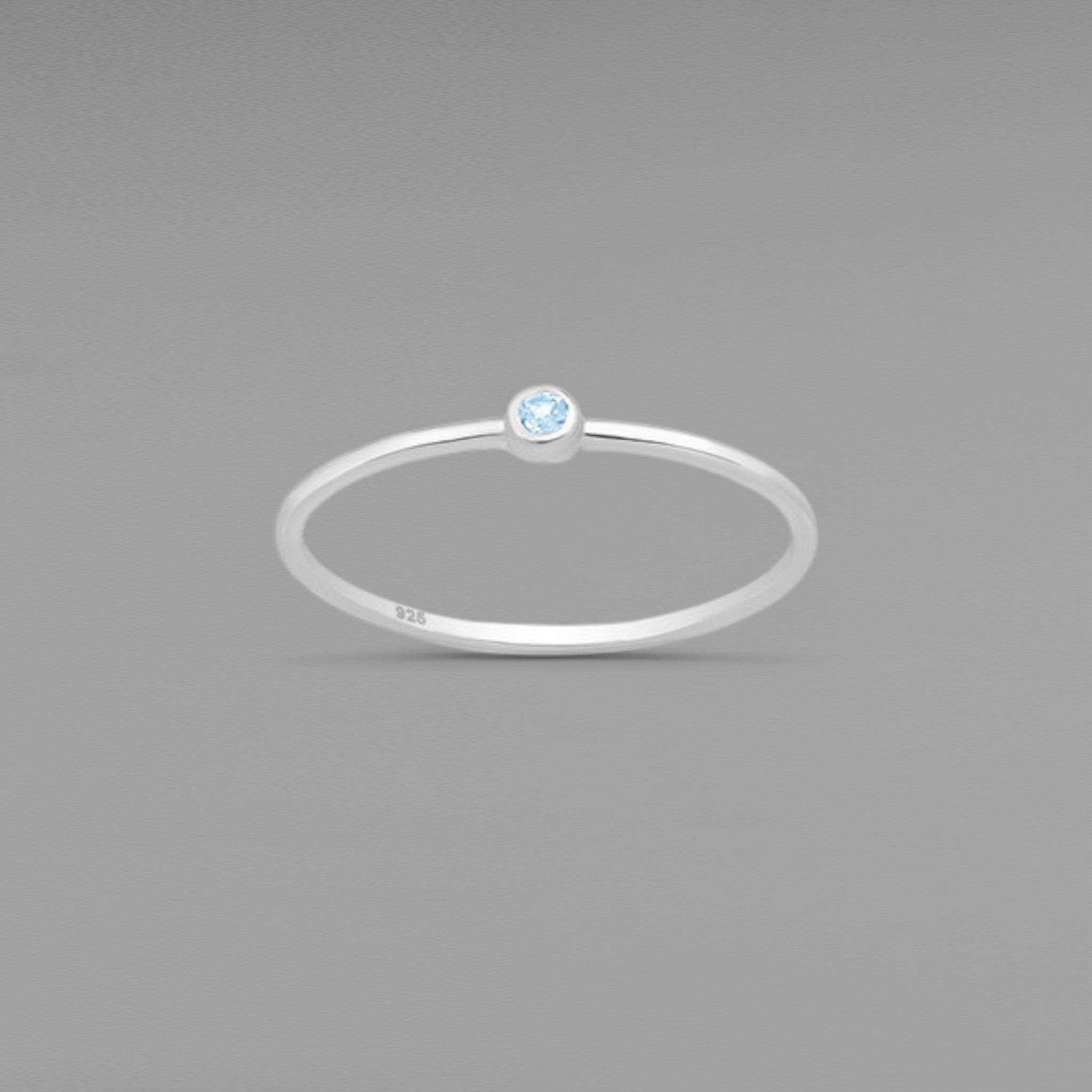 Topaz Solitaire Ring