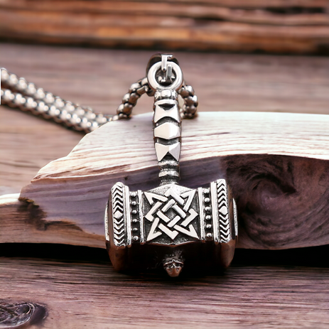 Thor's Hammer Pendant Necklace