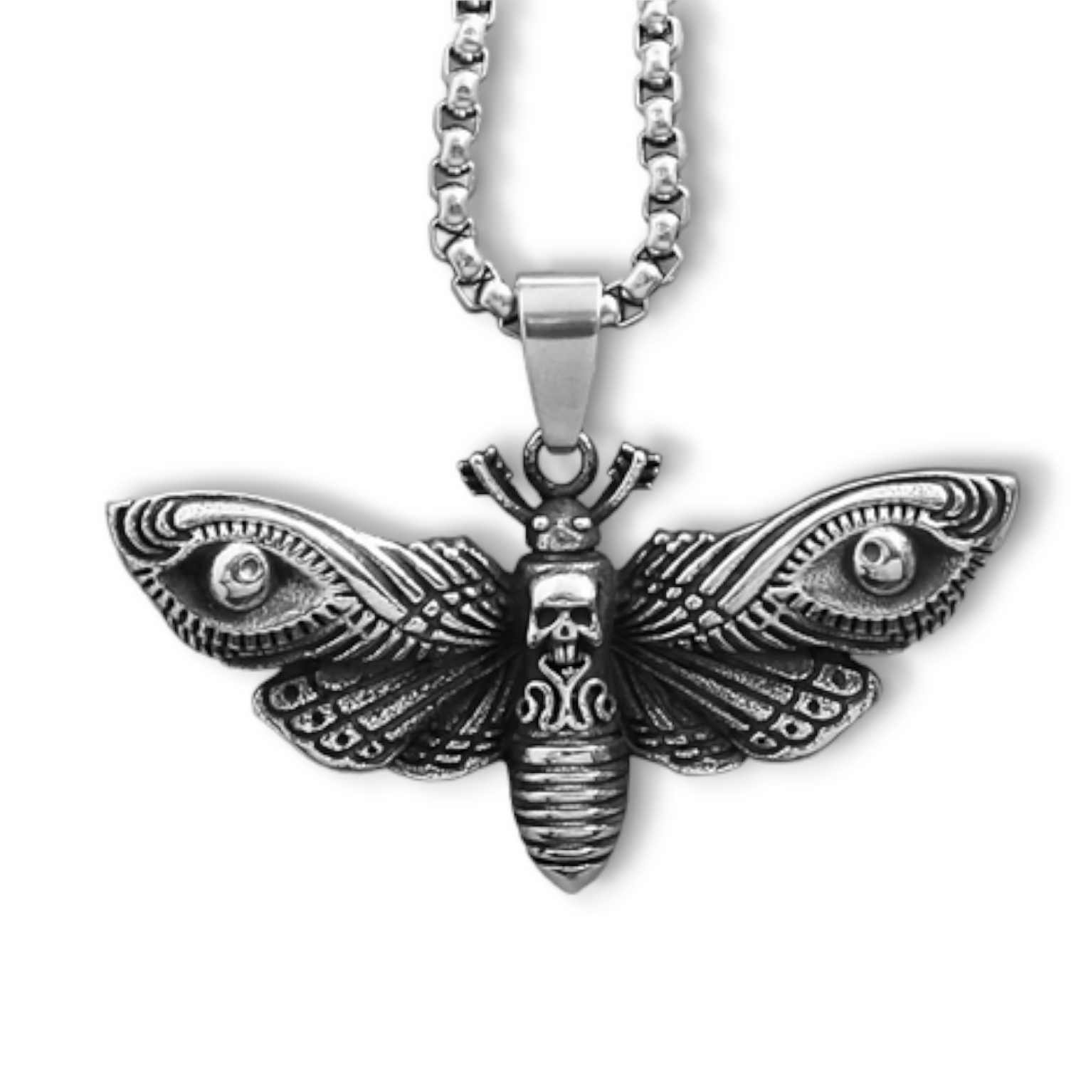 Death's-Head Hawkmoth Pendant Necklace