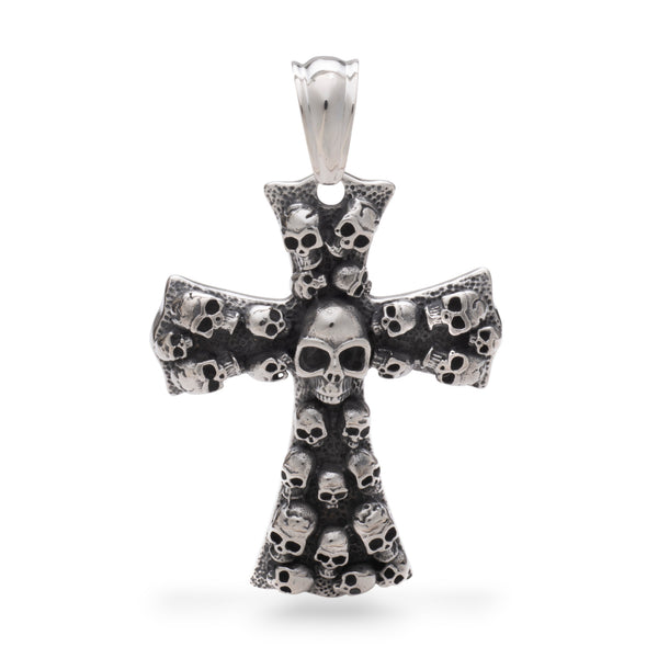 Skull Cross Pendant - Small