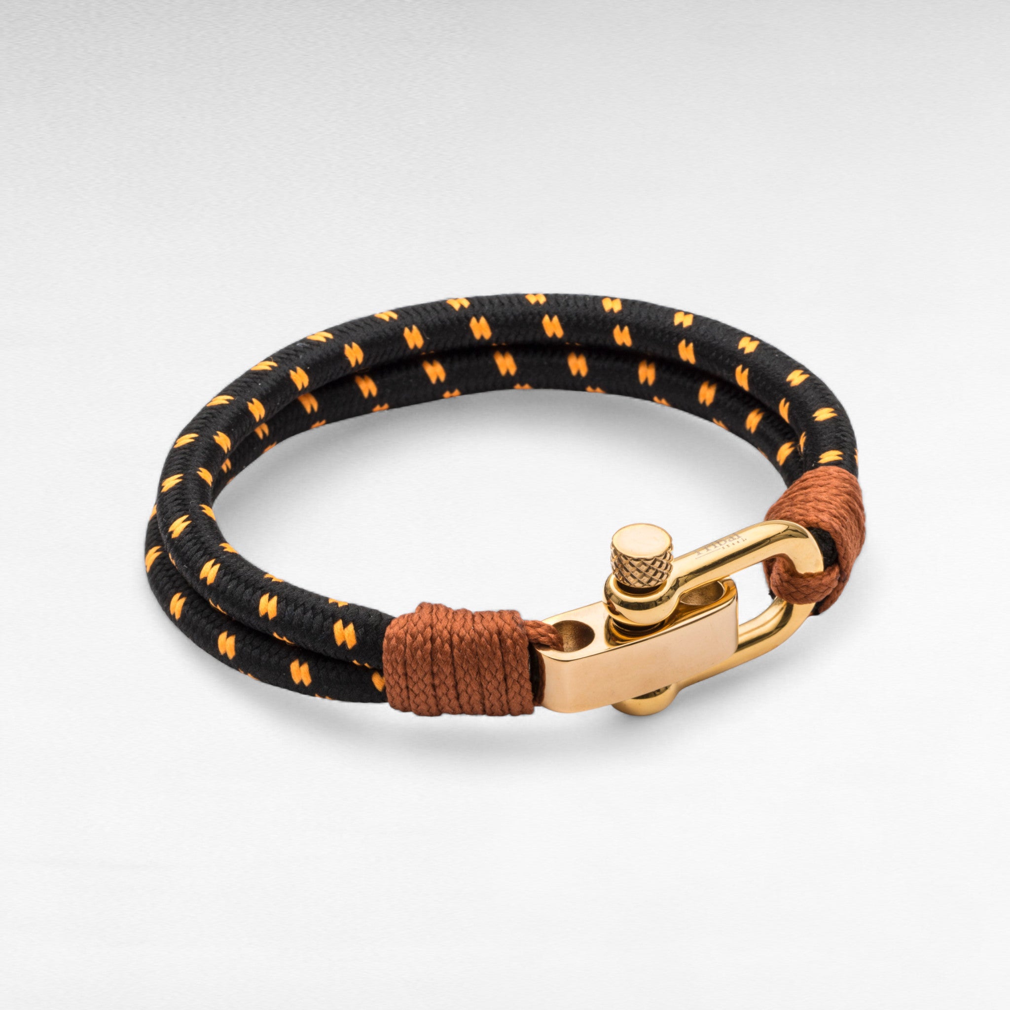 Adjustable Two-strand Tribal Sports Shackle Bracelet