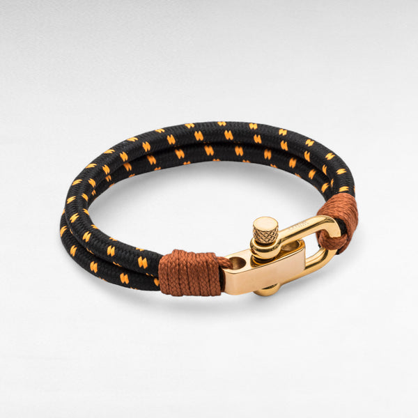 Adjustable Two-strand Tribal Sports Shackle Bracelet