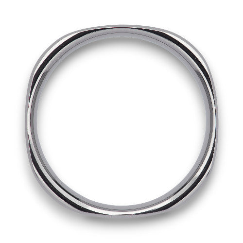 Tungsten Carbide Square Ring 6mm - TUR93