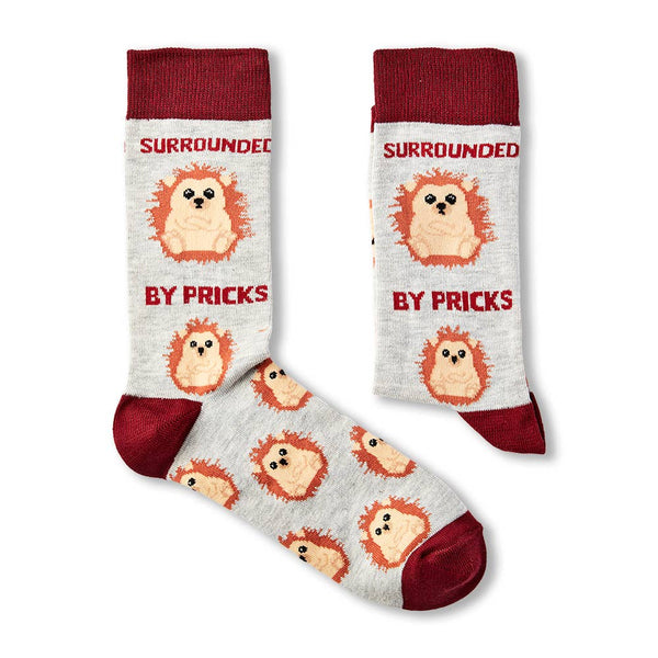 Surrounded By Pricks Socks: 4-8