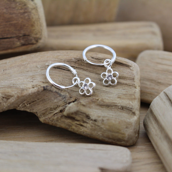 Flower Sleeper Earrings