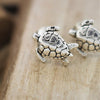 Silver Turtle Studs