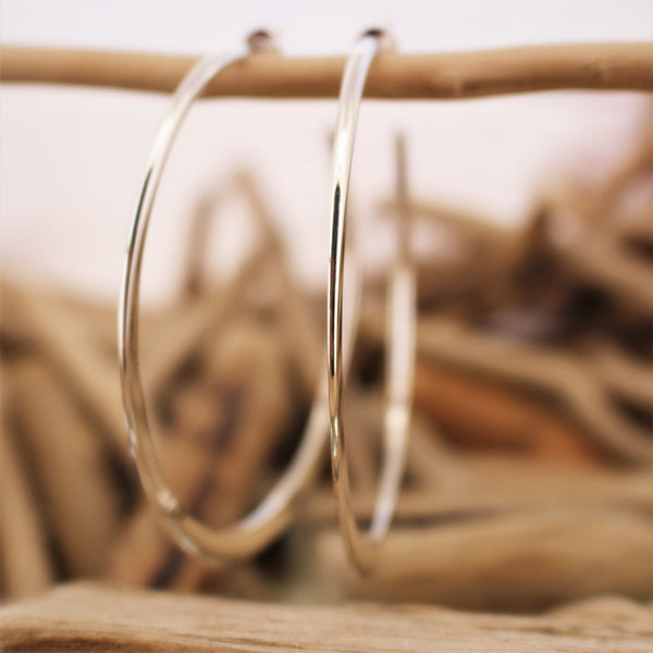 Flat Hoop Earrings