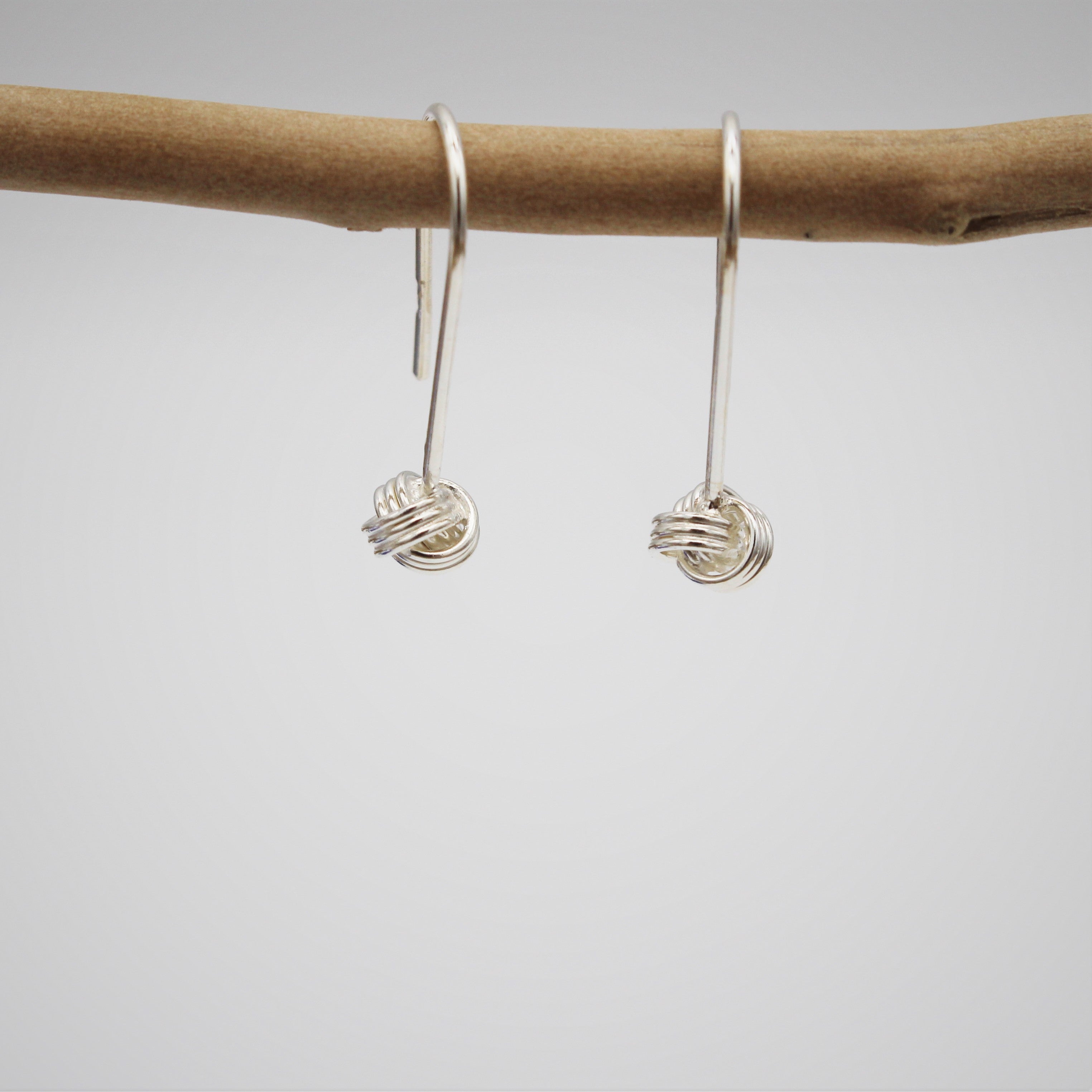 Silver Ball Earrings