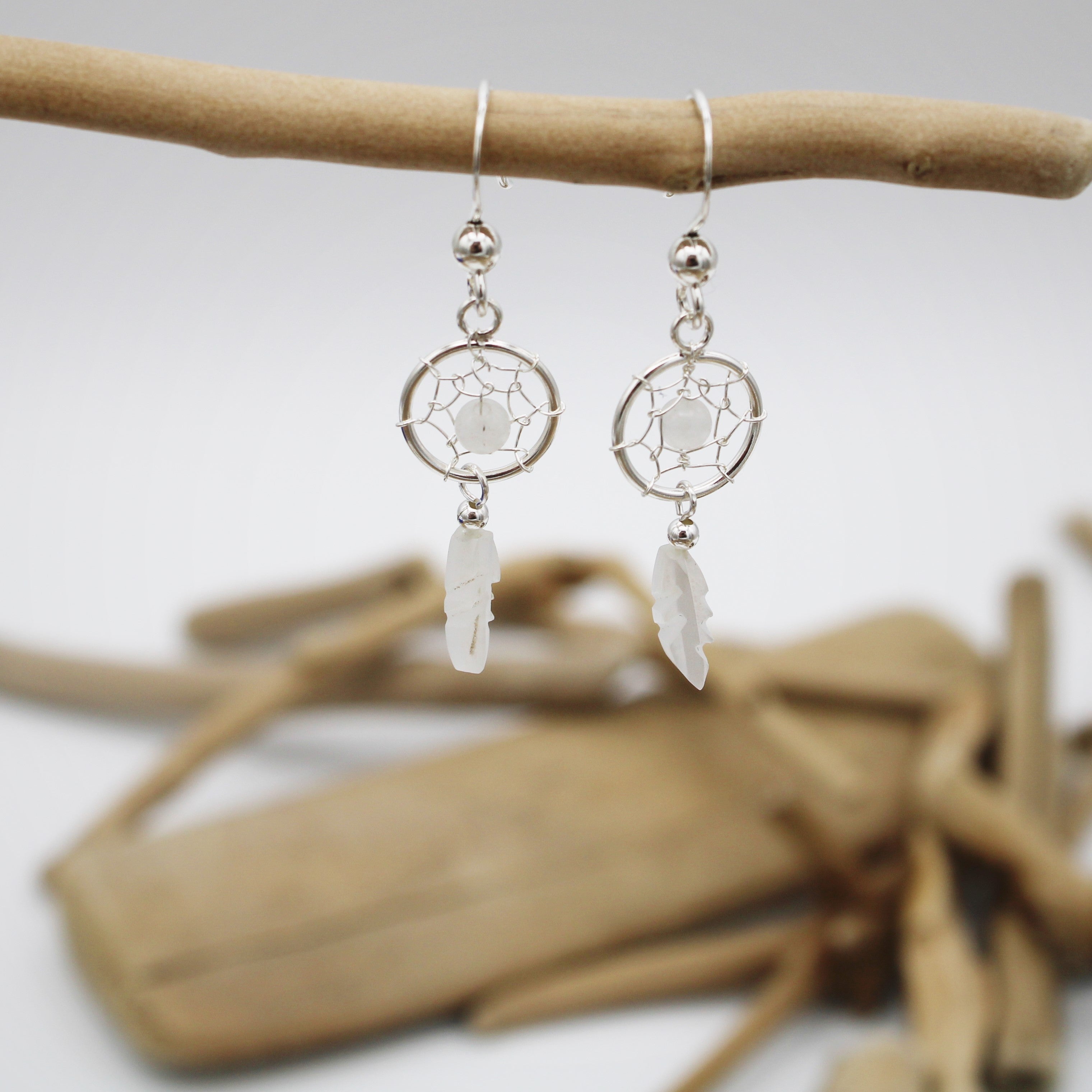 Dream Catcher Hook Earrings