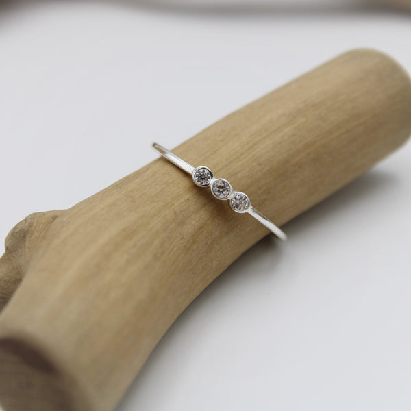 Triple CZ Ring