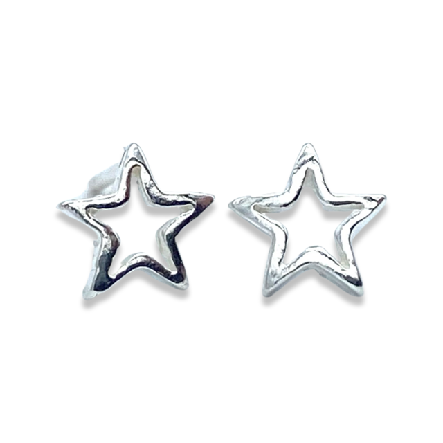 Silver Star Studs
