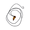 Amber Shark Tooth
