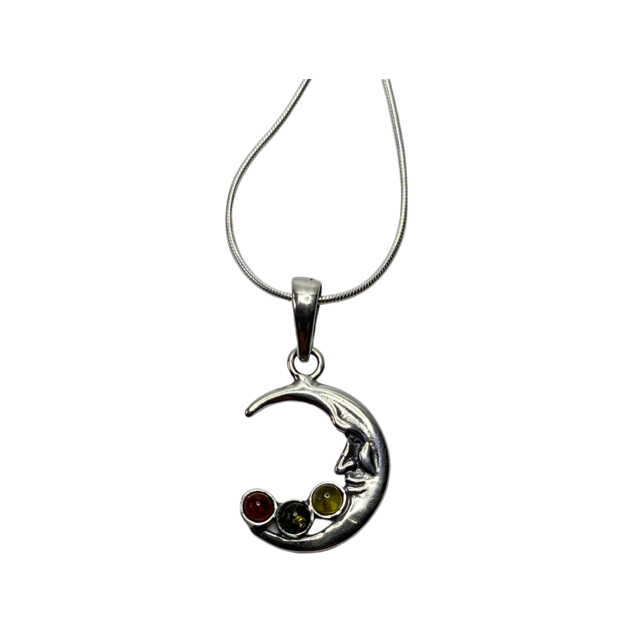 Amber Moon Pendant